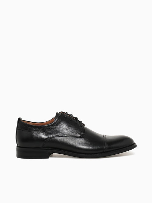 Cillian Black Soft Tumbled Leather Black / 7 / M