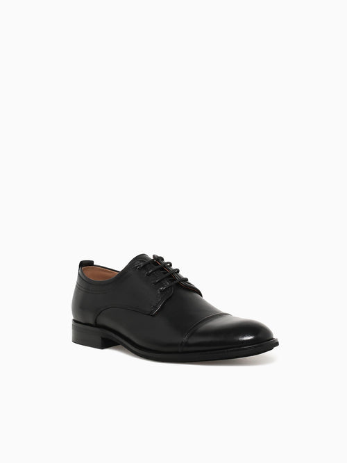 Cillian Black Soft Tumbled Leather Black / 7 / M