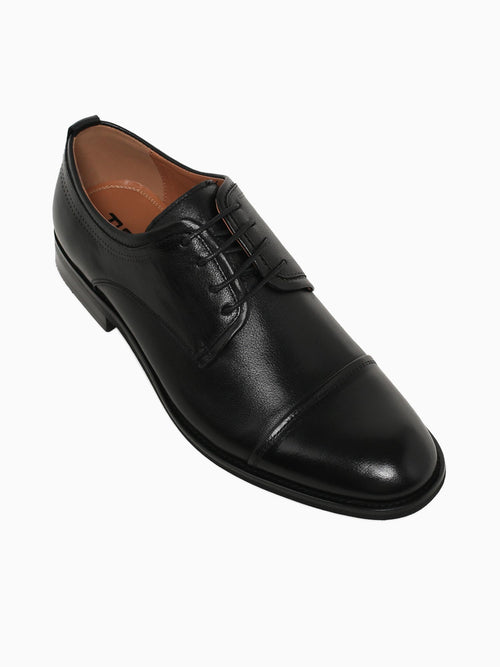 Cillian Black Soft Tumbled Leather Black / 7 / M