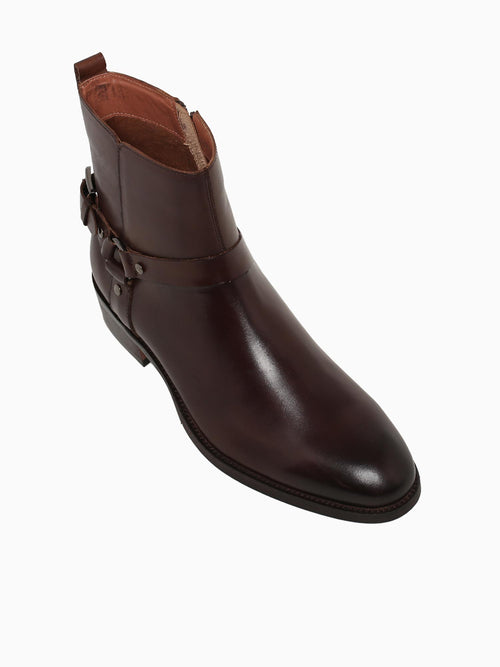 Conor Brown Rock Washed Leather Brown / 7 / M
