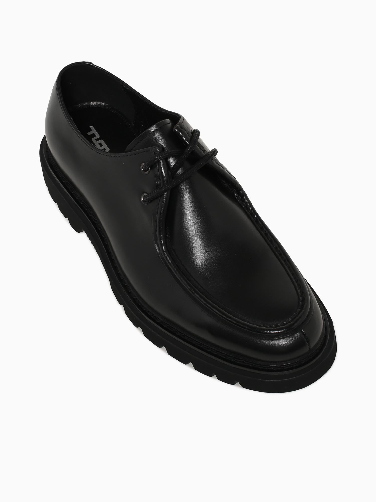 Ronan Black Brushed Leather Black / 7 / M