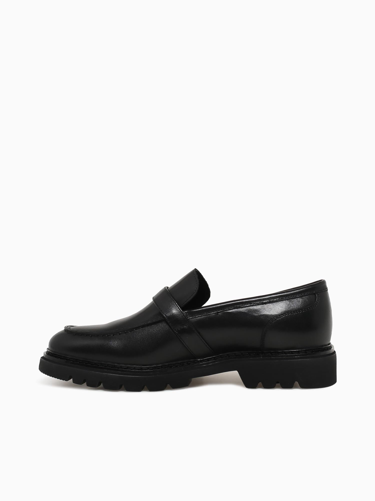 Rogelio Black Brushed Calf Leather Black / 7 / M