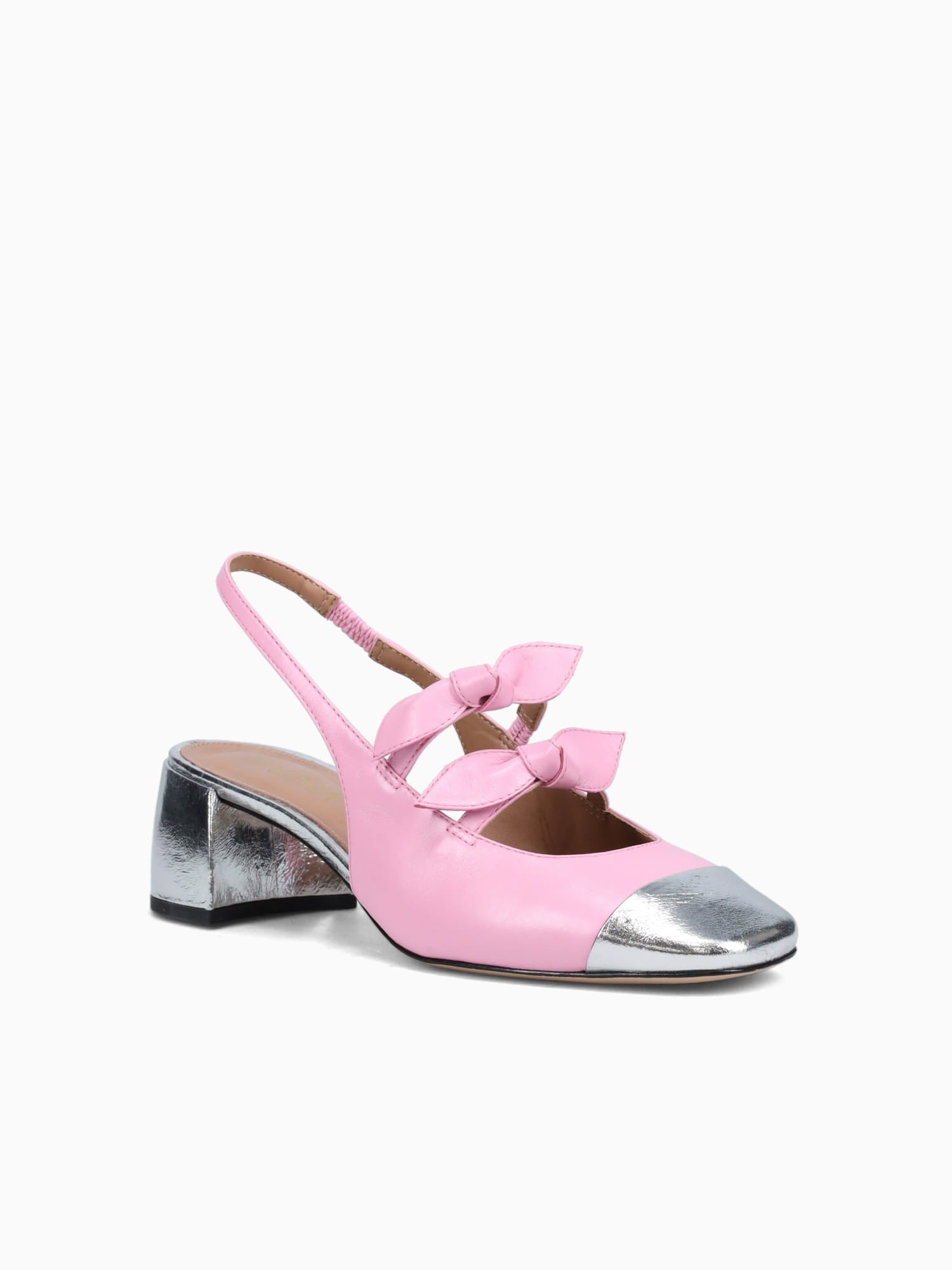 Harlette Sugar Prata leather Novus Shoes