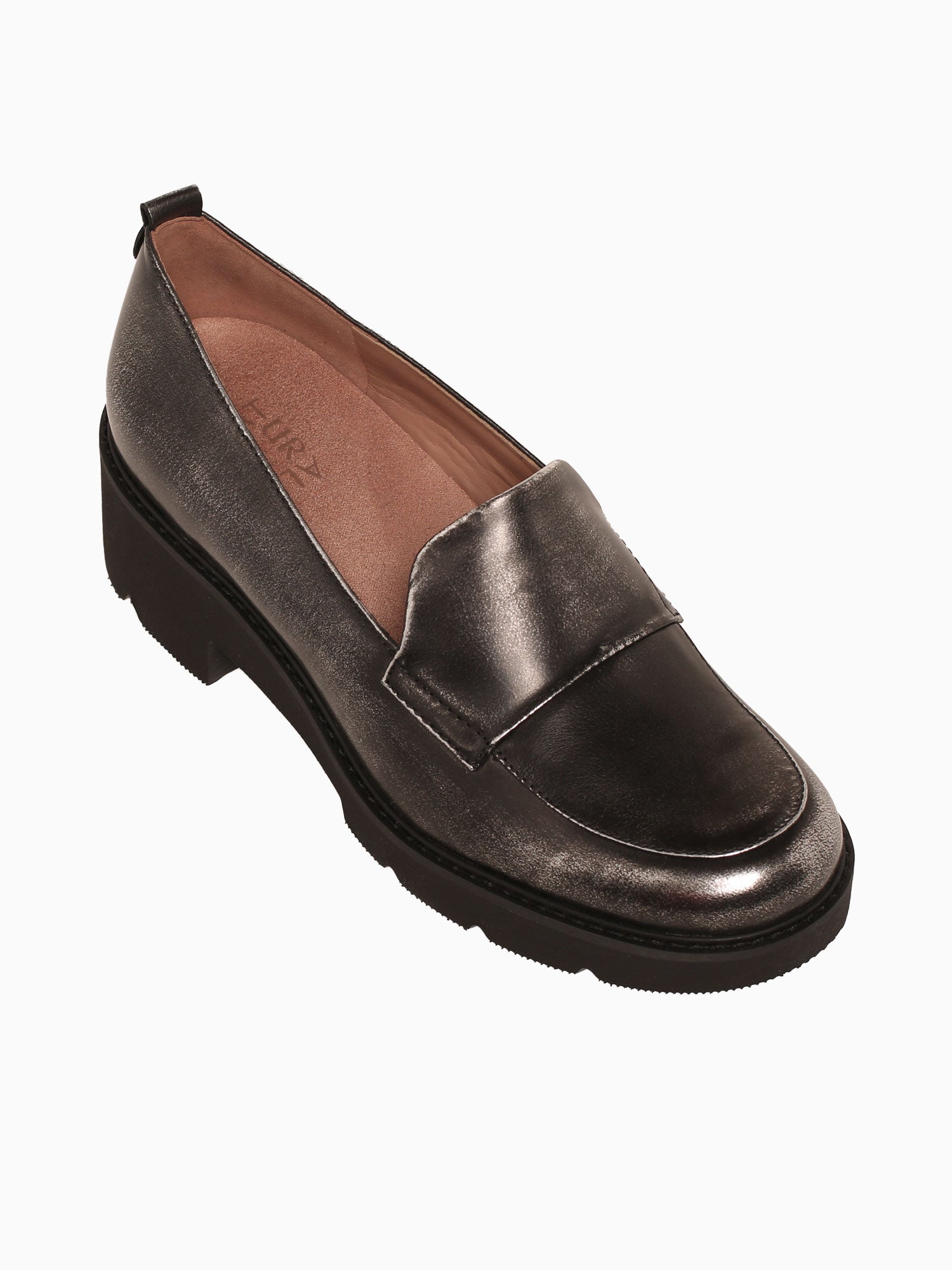 Darry Black Silver leather Black / 5 / M