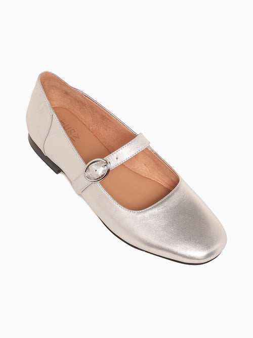 Kelly Silver Leather Silver / 5 / M