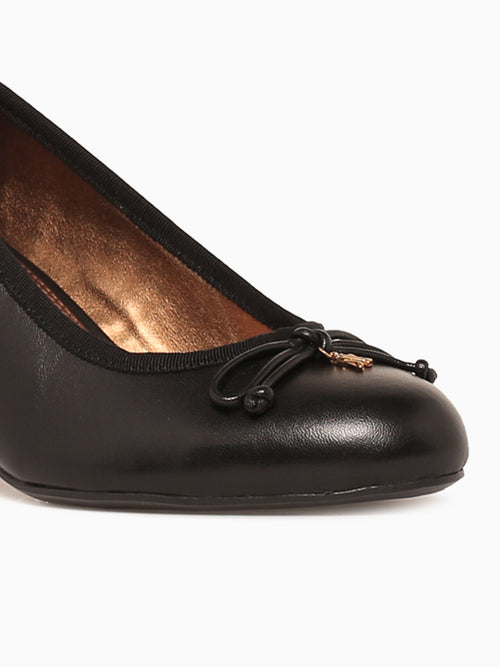 Sienna Black Leather Black / 5 / M