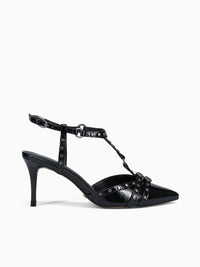 Abila Black Glossy Patent Black / 5 / M