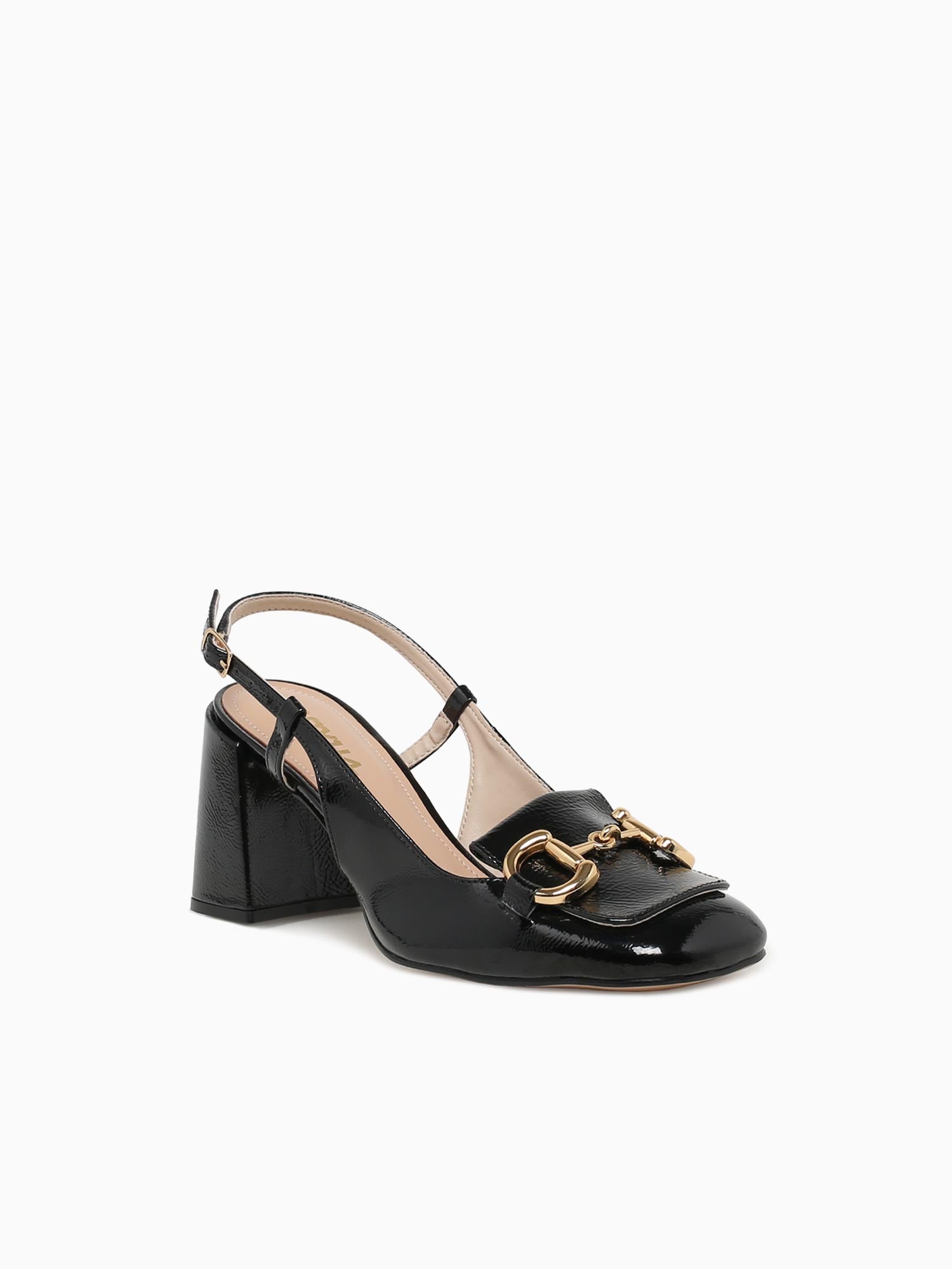 Hamia Black Glossy Patent Black / 5 / M