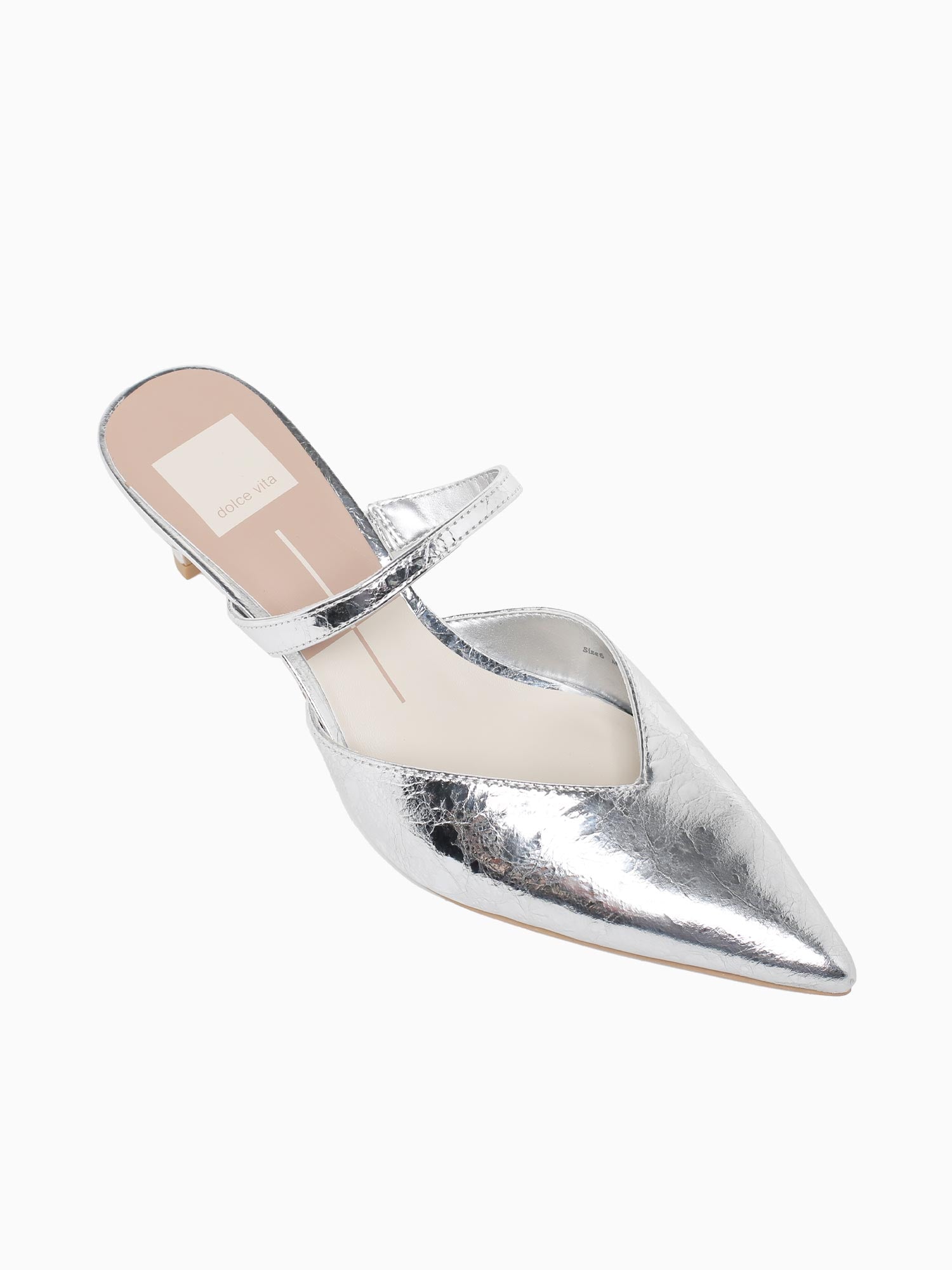 Kanika Mid Silver Leather Silver / 6 / M