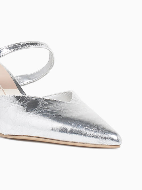 Kanika Mid Silver Leather Silver / 6 / M