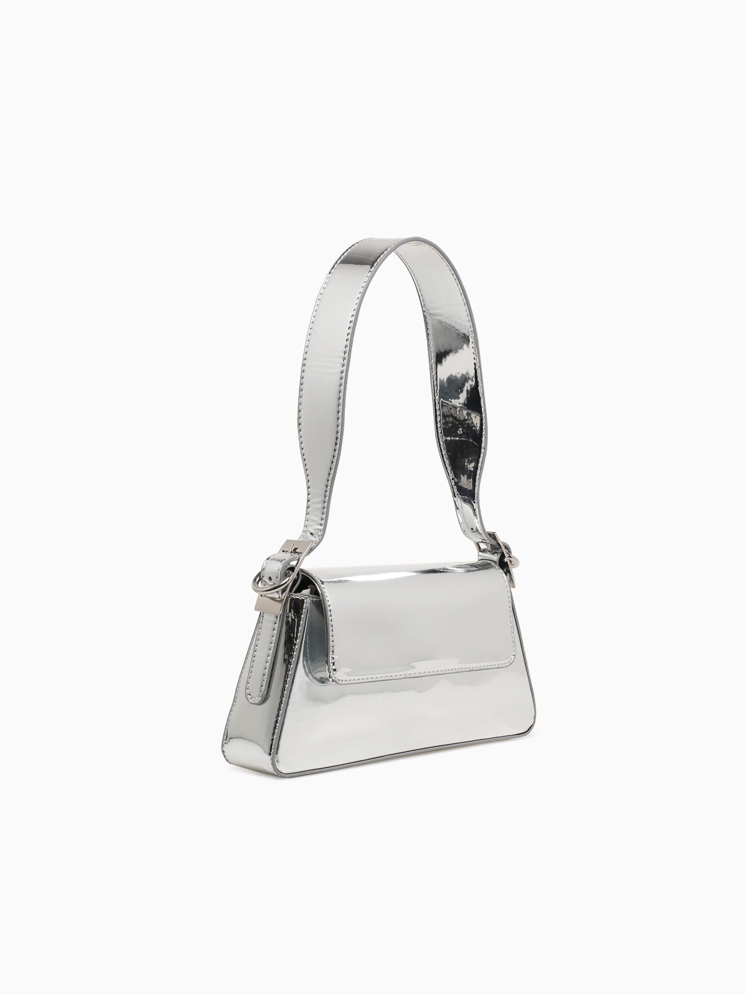 Donna Shoulder Bag Silver Silver