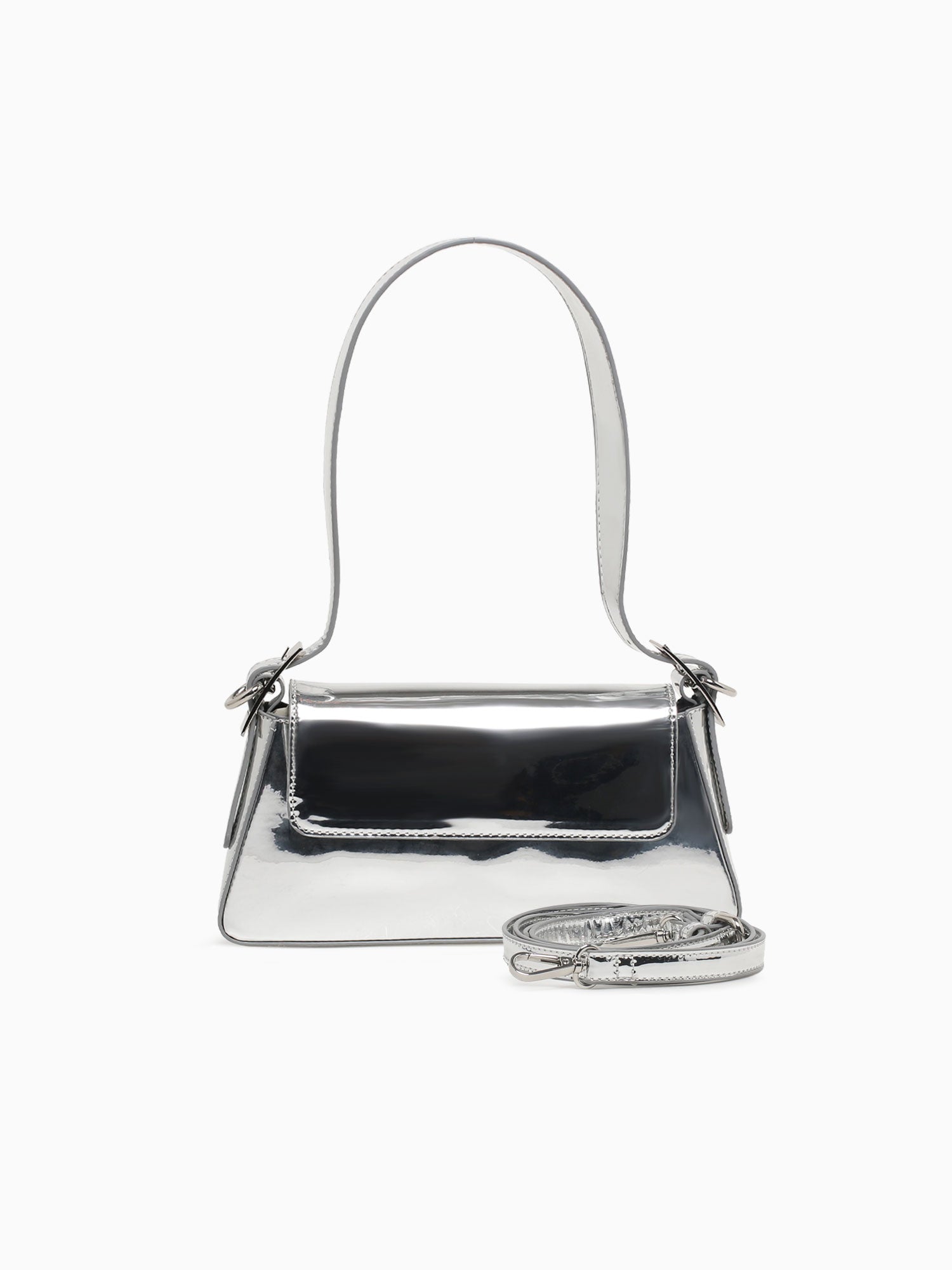 Donna Shoulder Bag Silver– Novus Shoes