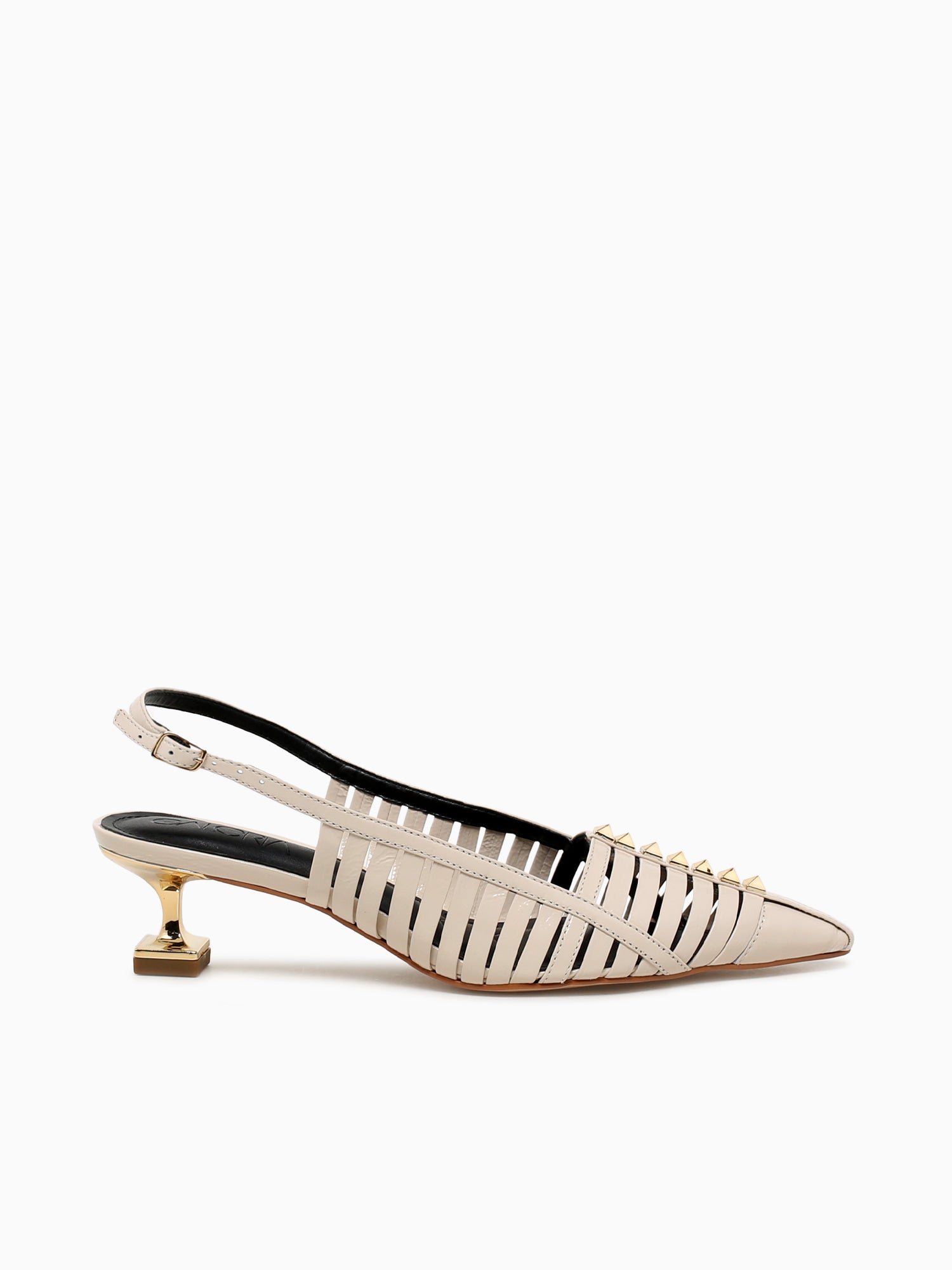 Fiorella  Off White Glossy Couro Off White / 5 / M