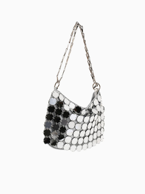 Glam Shoulder Bag Silver Silver