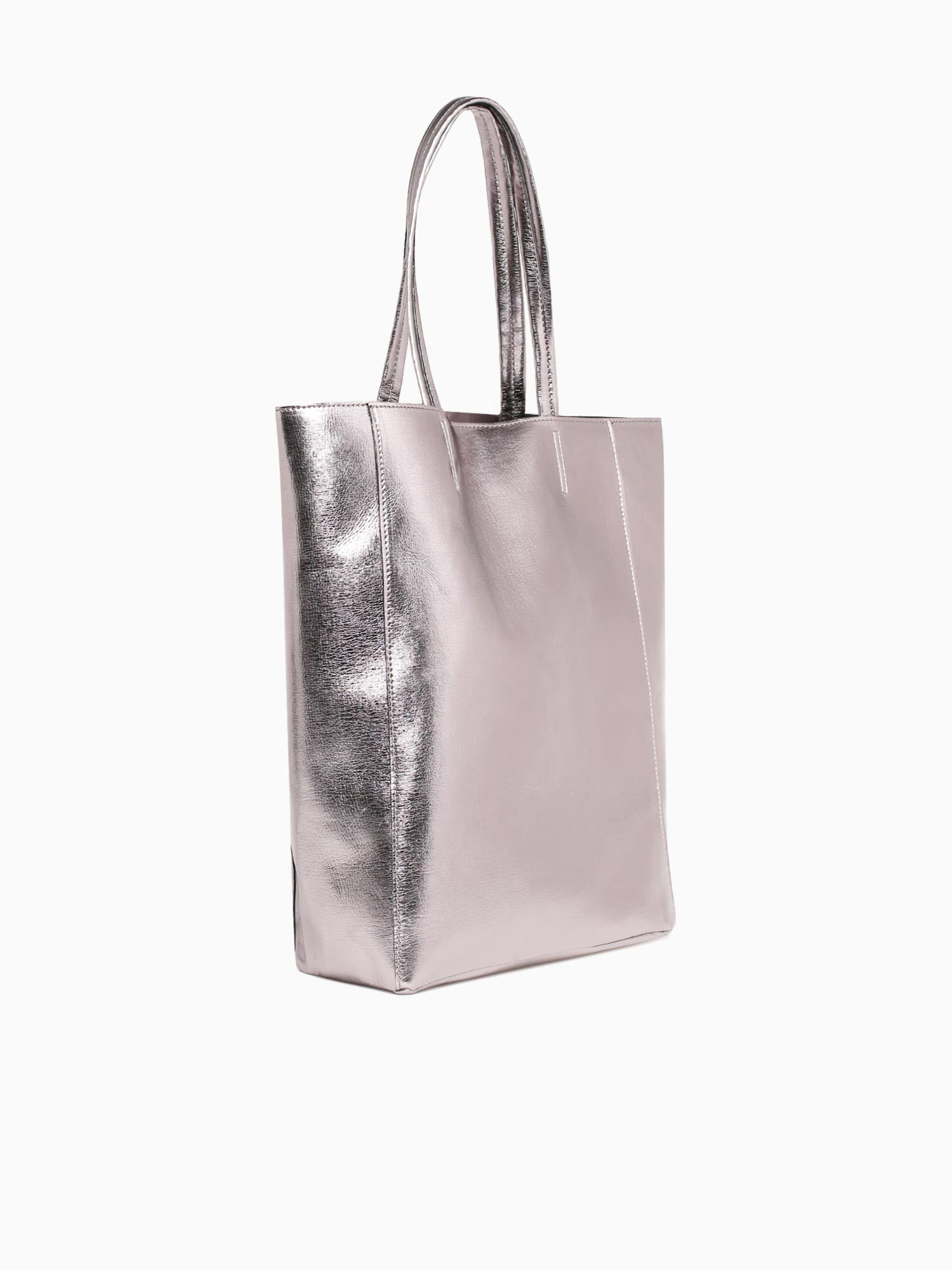 Shimmer Tote Gunmetal Pewter