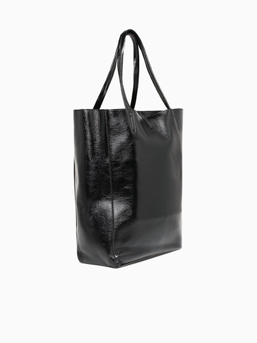 Shimmer Tote Black Black