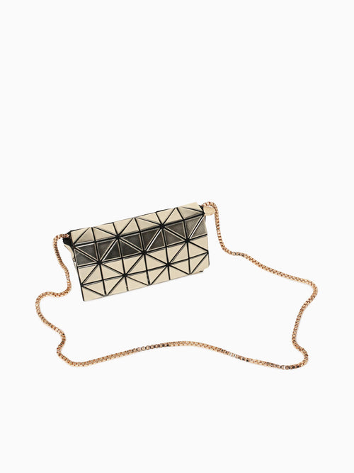 Geo Small Crossbody Gold Gold