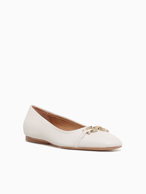 Charlotte White Leather White / 5 / M