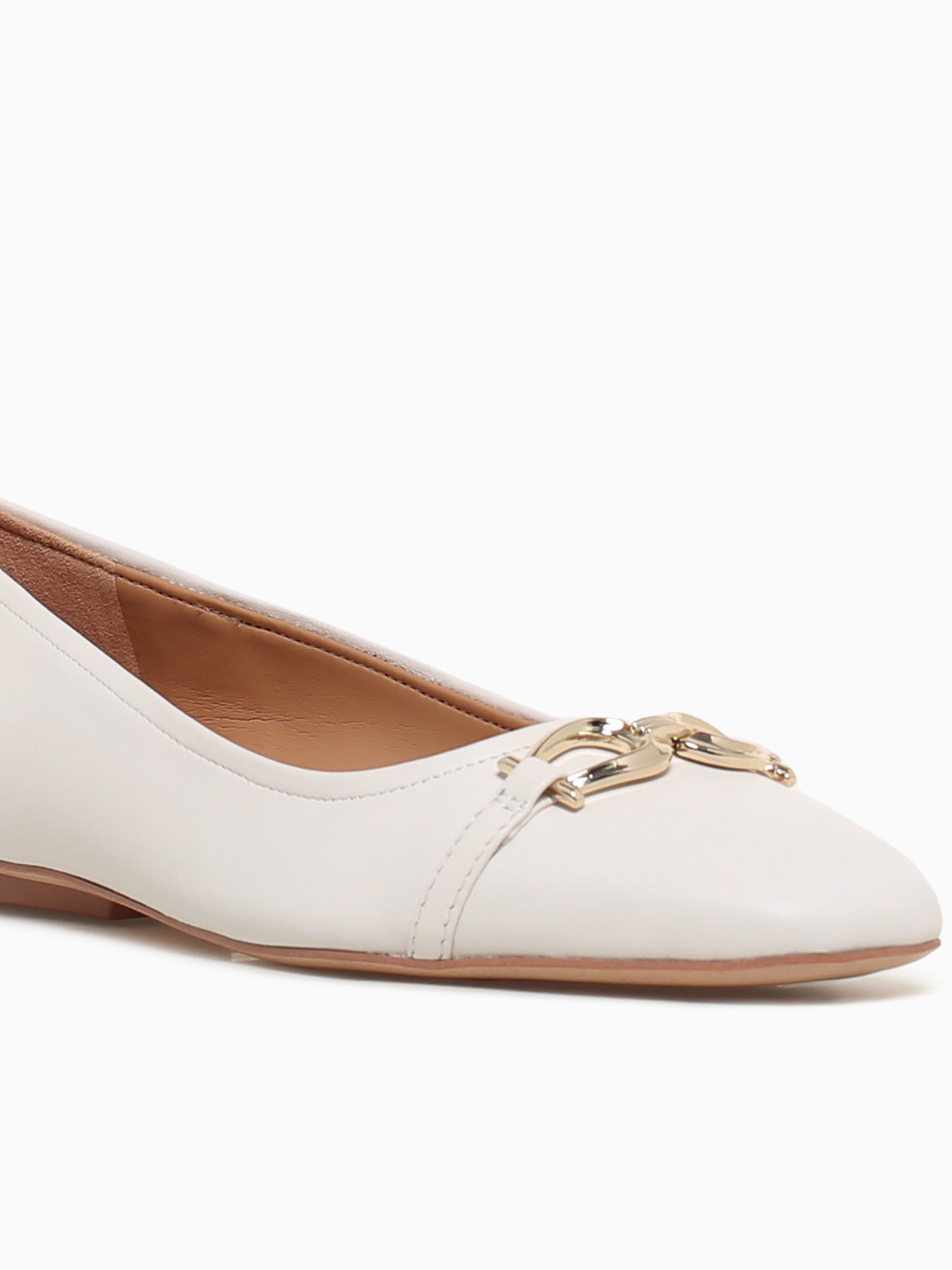 Charlotte White Leather White / 5 / M