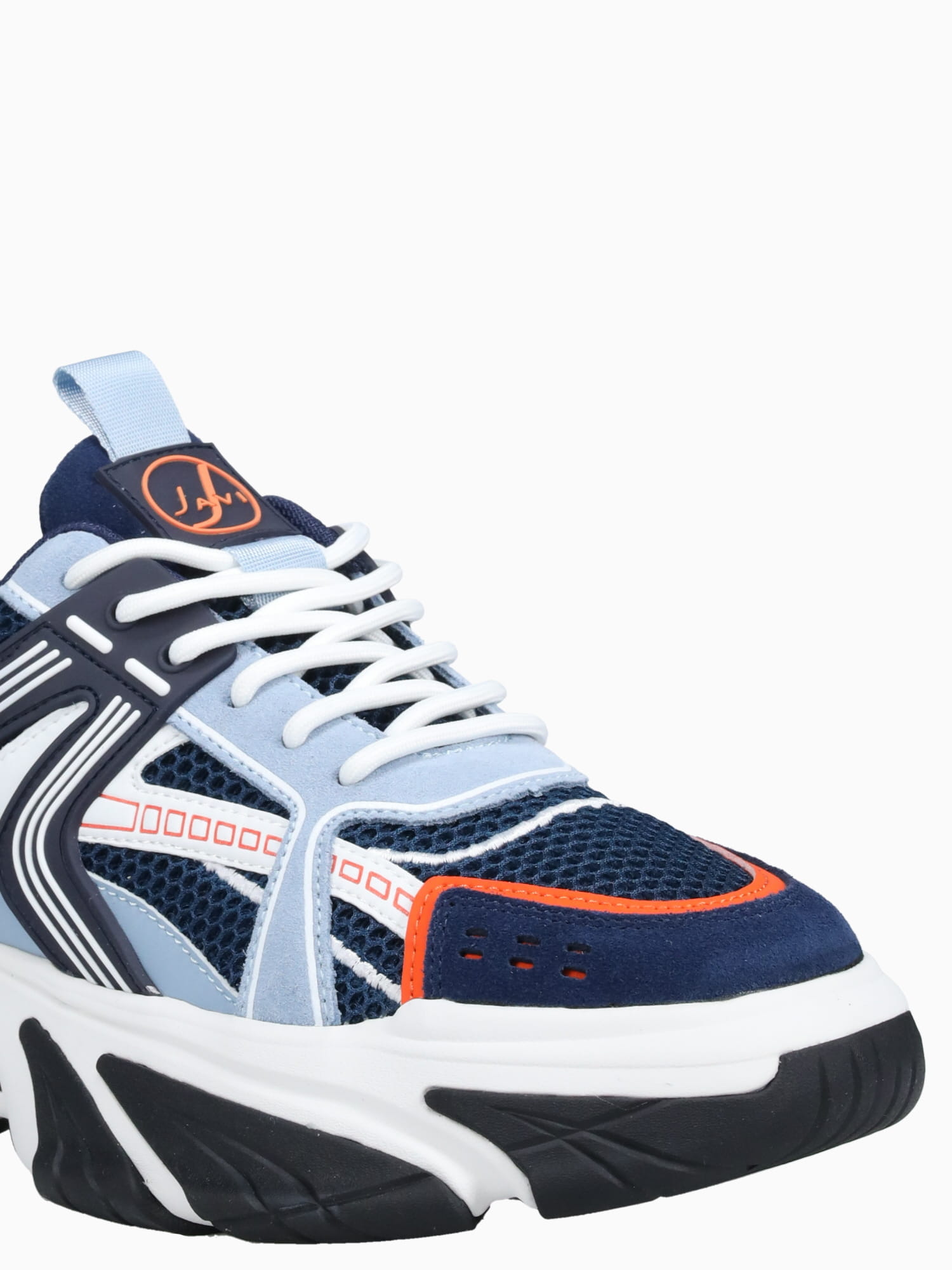 Aero Navy Orange suede Mesh Navy / 7 / M