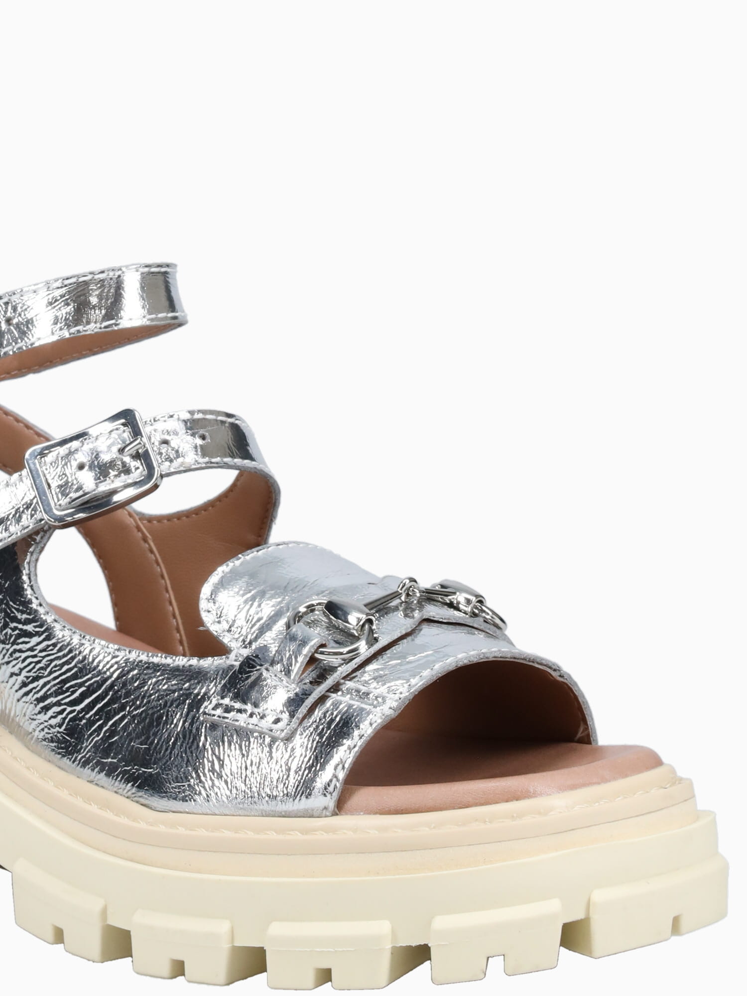 Sahara Silver Leather Silver / 5 / M