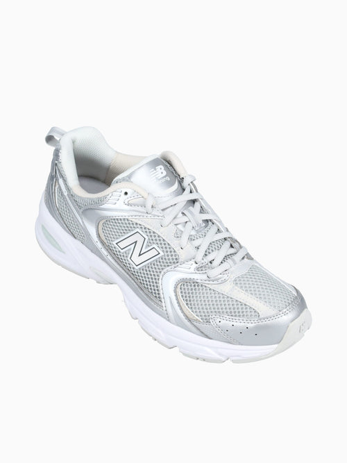 530 Silver Metallic Leather Silver / 4 / M