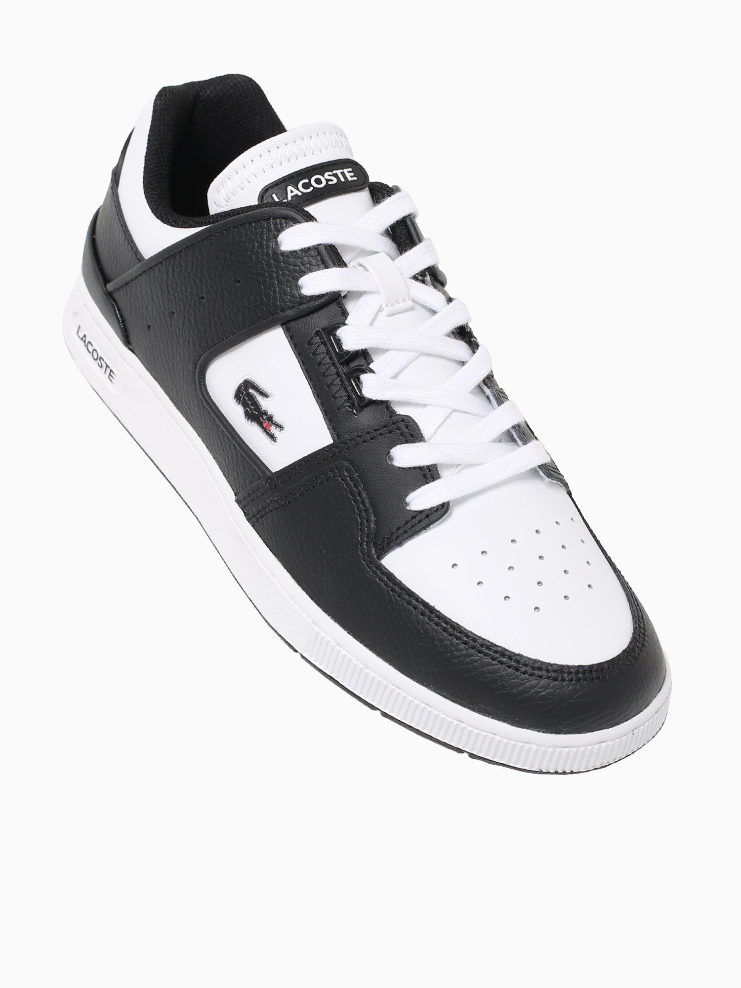 Court Cage Blk Wht leather Black / 7 / M