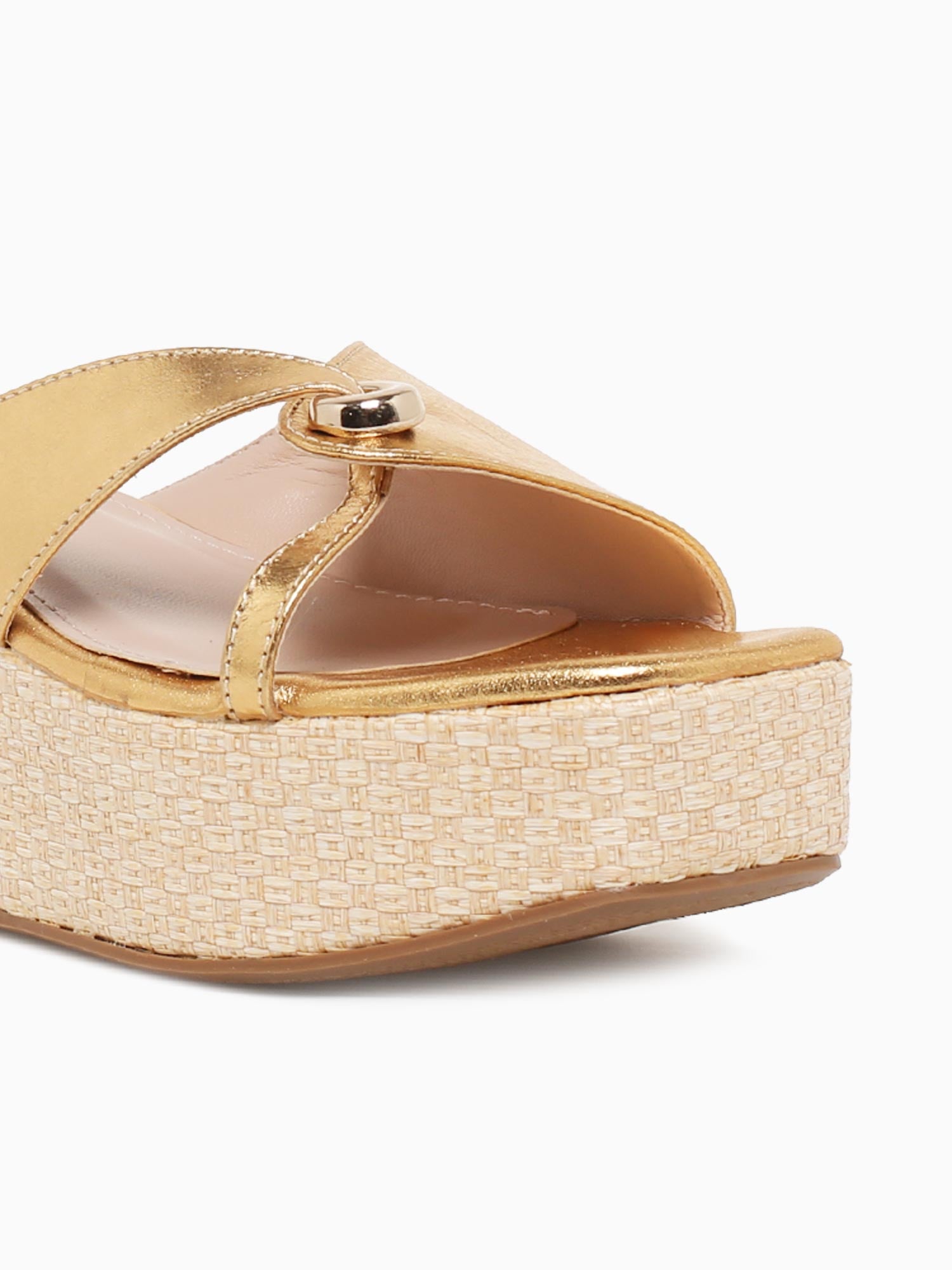 Olivia Ouro Metal Leather Gold / 5 / M