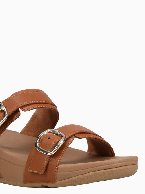 Lulu Adjustable Slide Light Tan Leather Tan / 5 / M