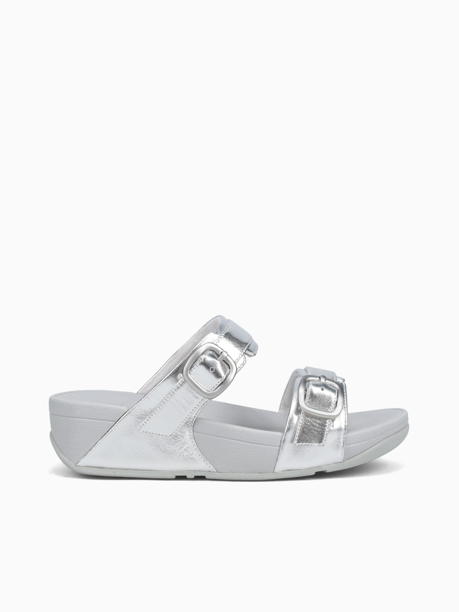 Lulu Adjustable Slide Silver Leather Silver / 5 / M