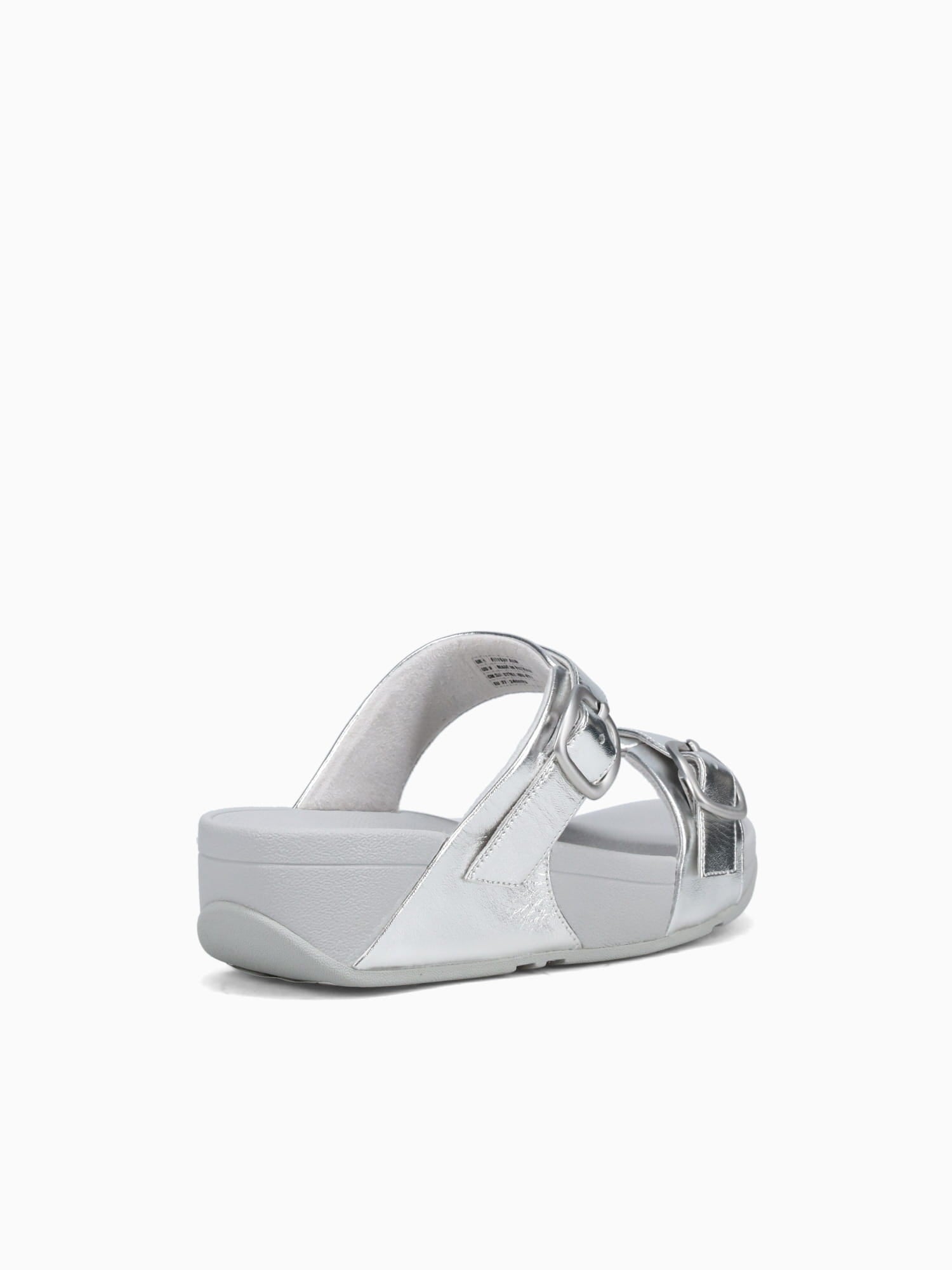 Lulu Adjustable Slide Silver Leather Silver / 5 / M