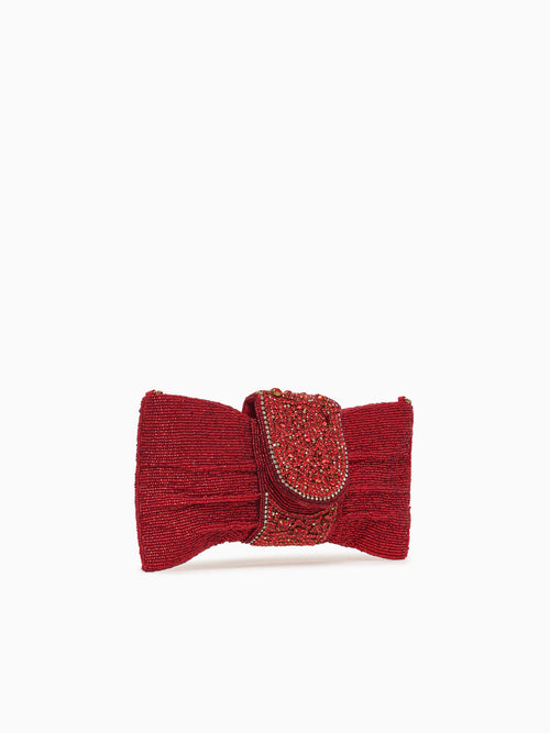 Bow Bag Clutch Red Red