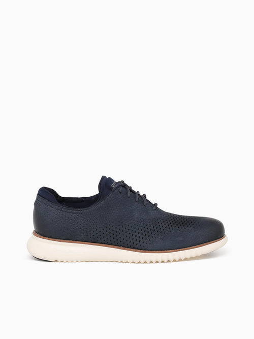 Zerogrand Laser Wing Tip Navy Ivory nbk Navy / 7 / M