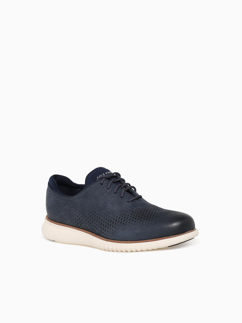 Zerogrand Laser Wing Tip Navy Ivory nbk Navy / 7 / M