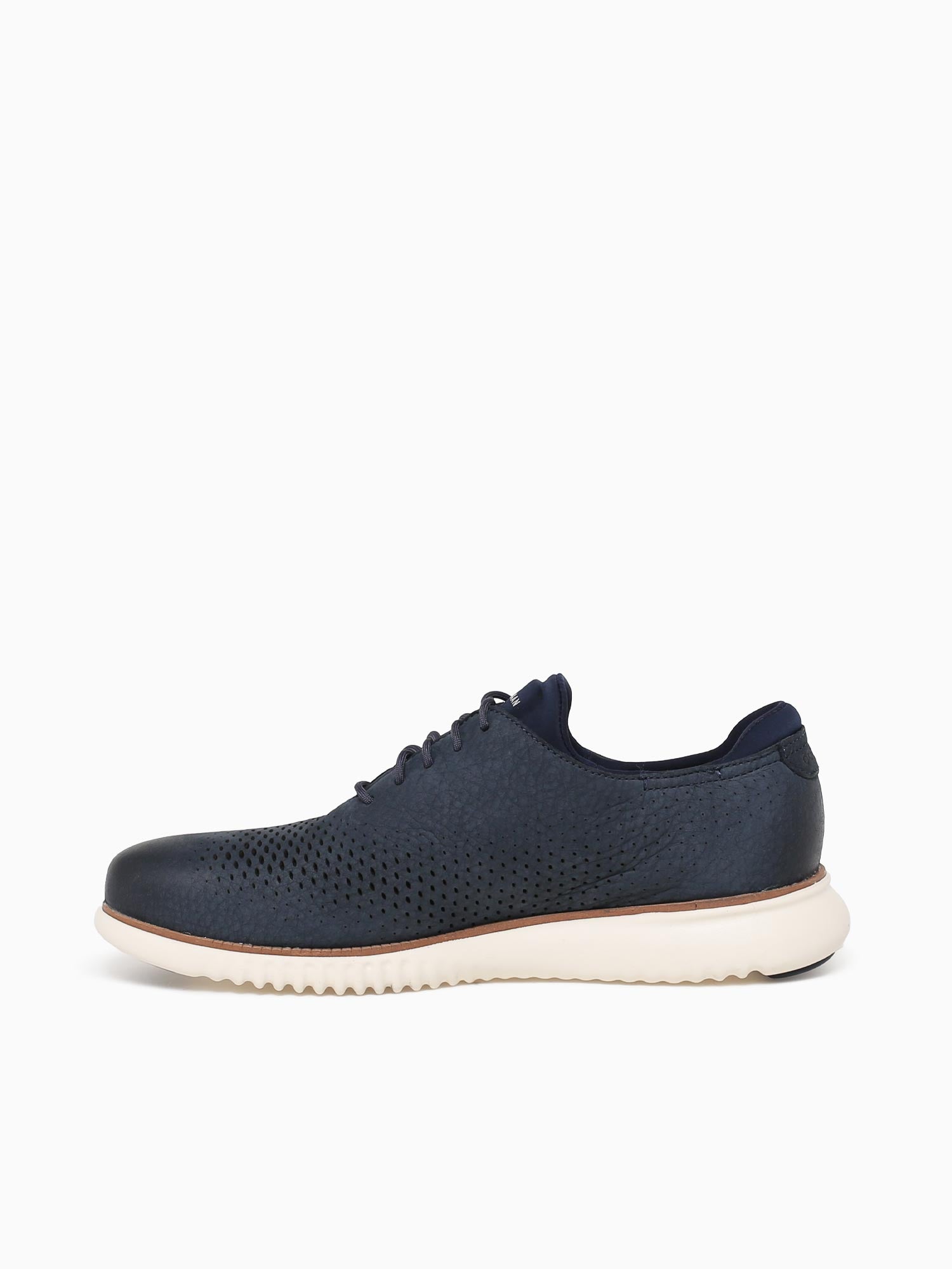 Zerogrand Laser Wing Tip Navy Ivory nbk Navy / 7 / M