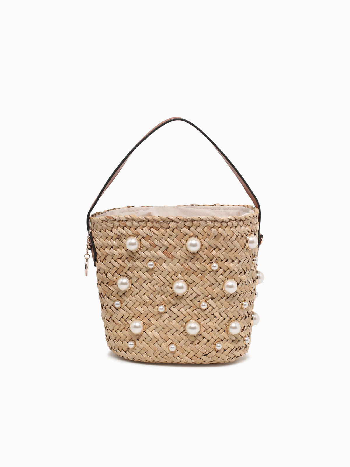 Pearly Shoulder Bag Natural Raffia Natural