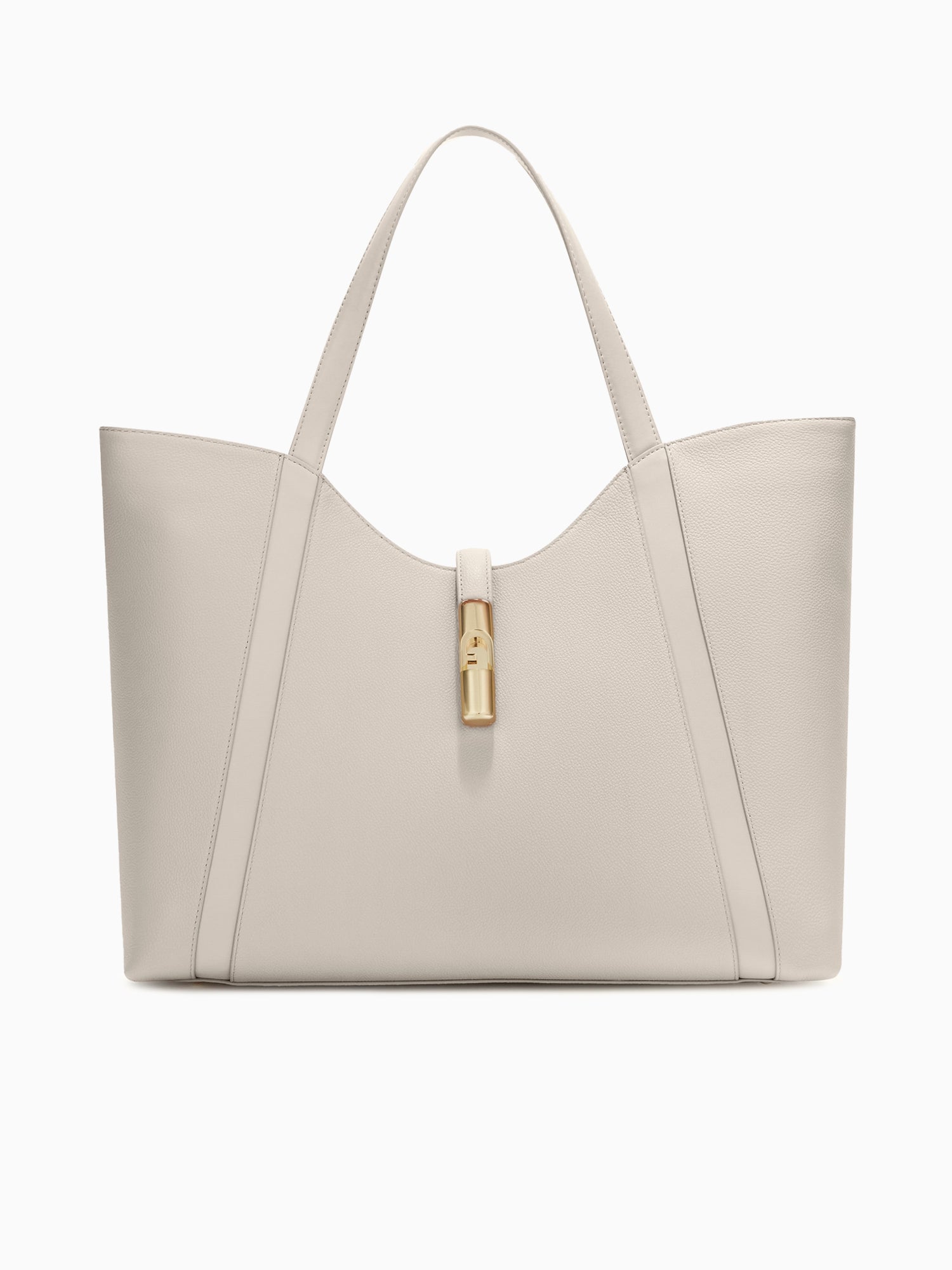 Furla Goccia Xl Hobo Vaniglia Leather Natural