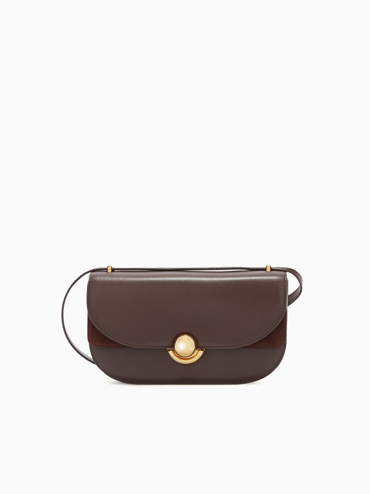 Furla Sfera S Shoulder Bag Cioccolato Dark Brown