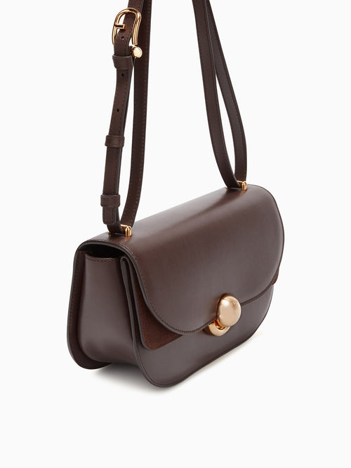 Furla Sfera S Shoulder Bag Cioccolato Dark Brown