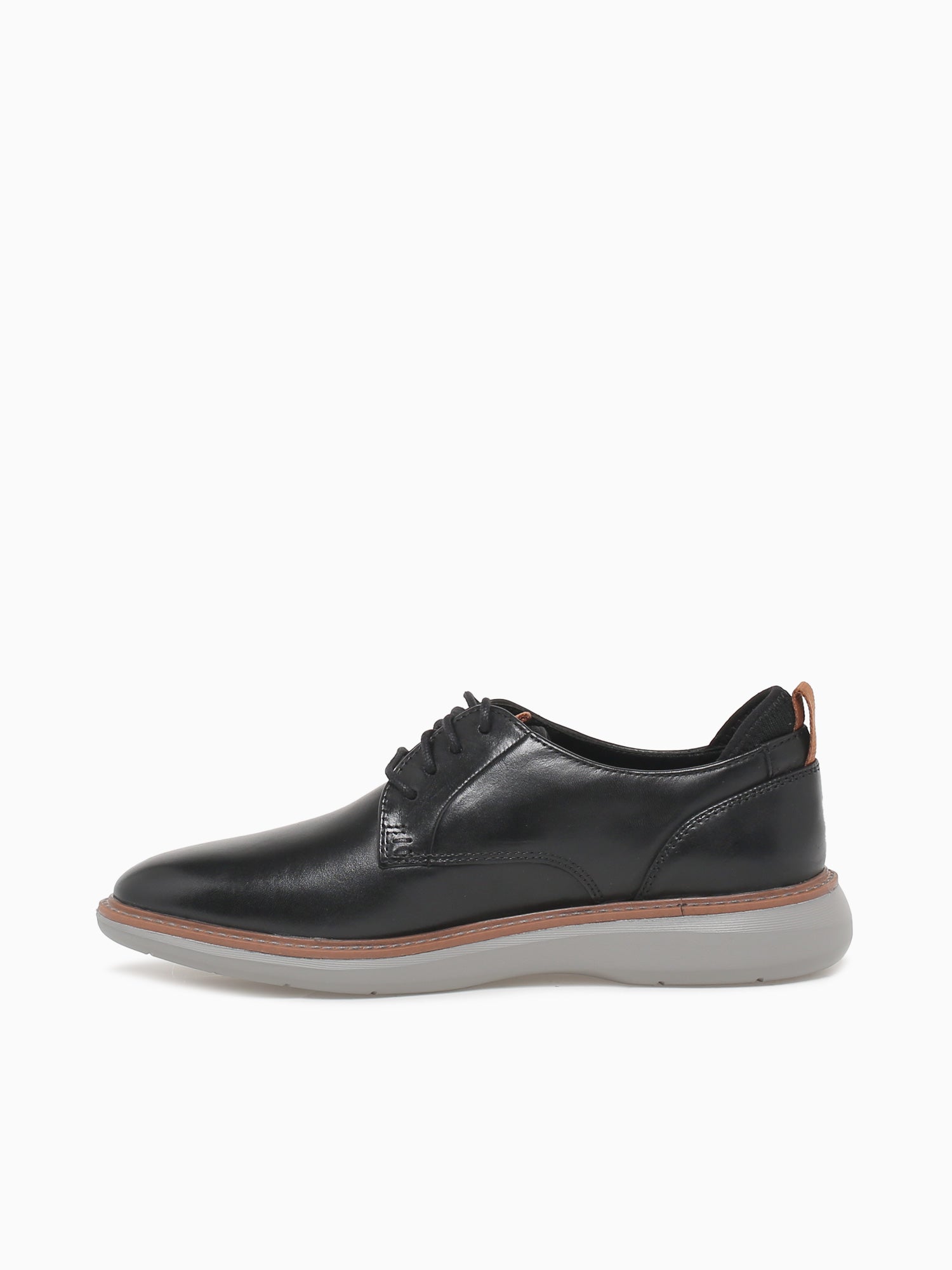 Brantin Plain Black Leather Black / 7 / M