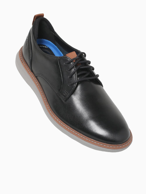 Brantin Plain Black Leather Black / 7 / M