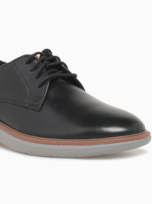 Brantin Plain Black Leather Black / 7 / M