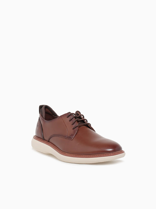 Brantin Plain Dk Tan Leather Tan / 7 / M