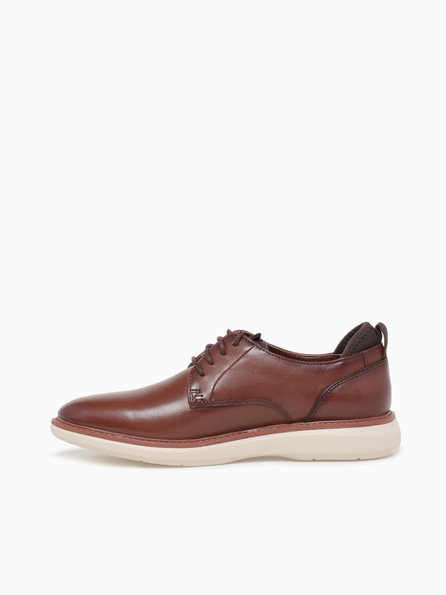 Brantin Plain Dk Tan Leather Tan / 7 / M