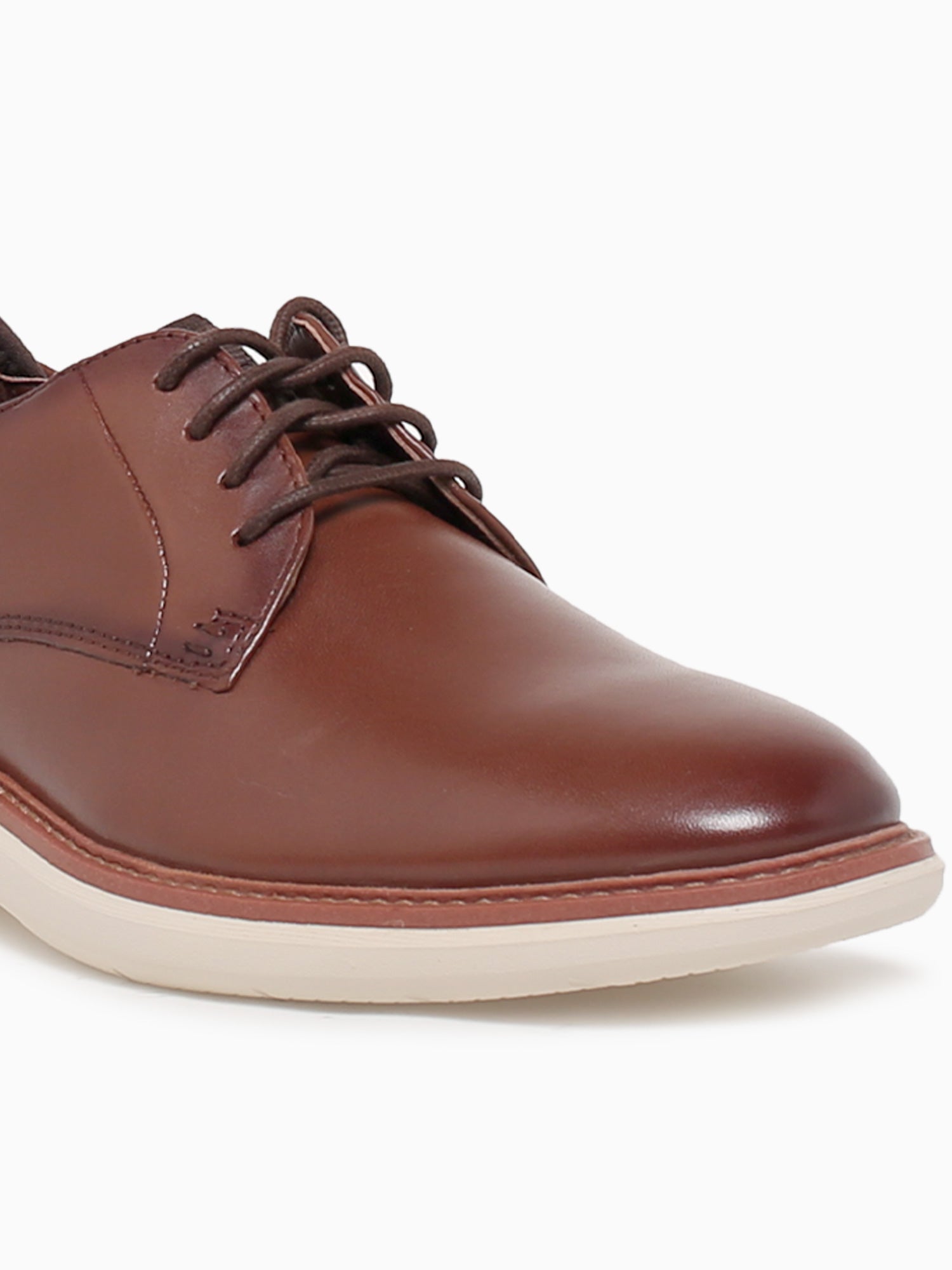 Brantin Plain Dk Tan Leather Tan / 7 / M