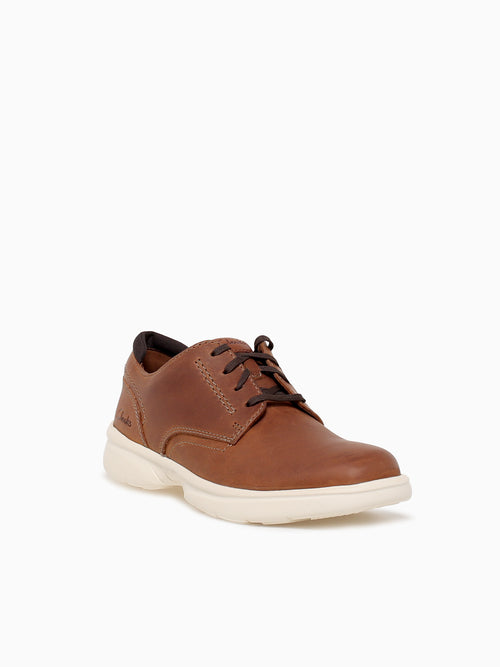 Bradley Plain Lt Brown Leather Medium Brown / 7 / M