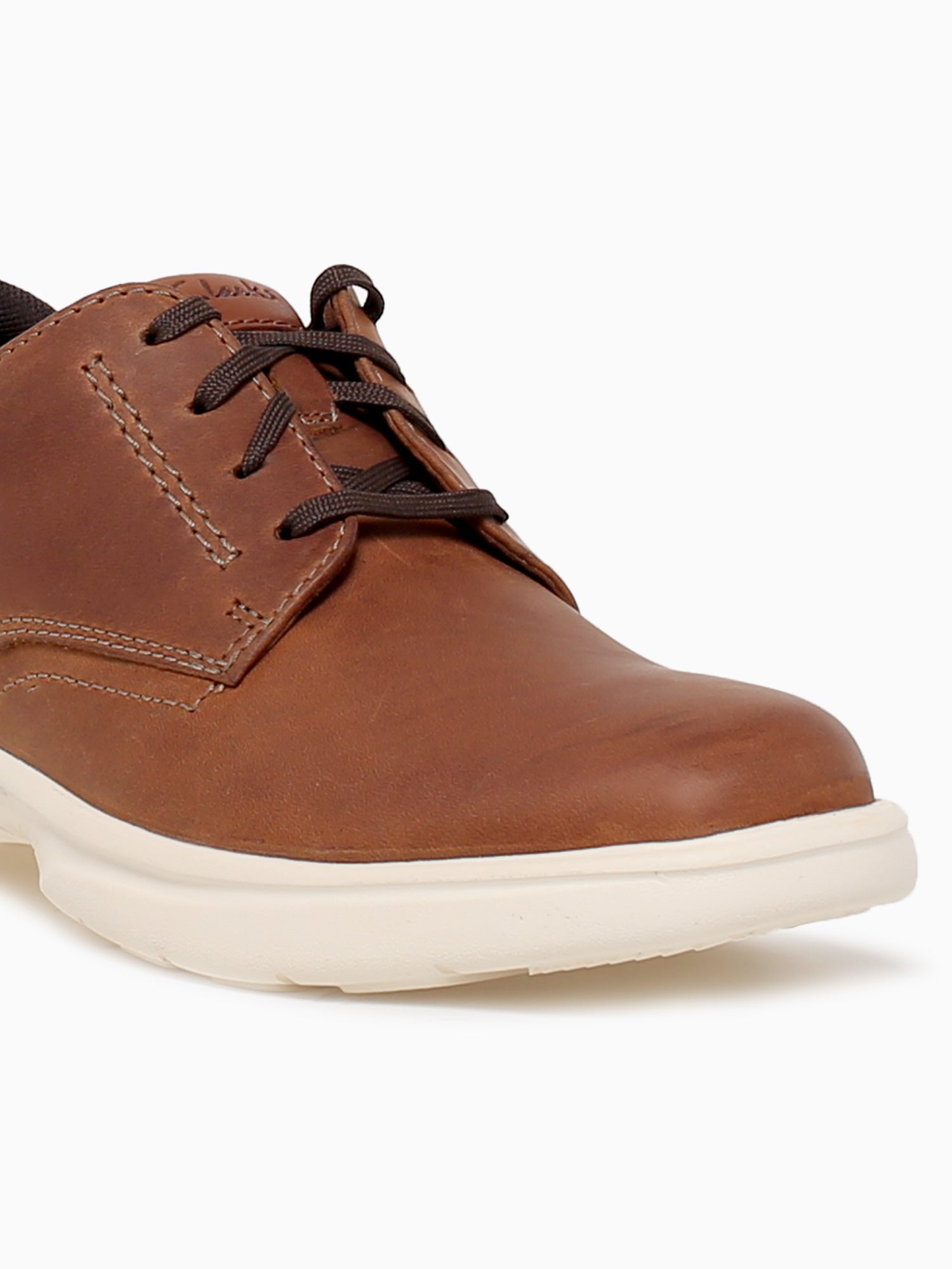 Bradley Plain Lt Brown Leather Medium Brown / 7 / M