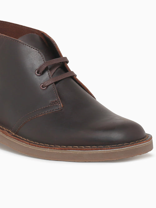 Shepton Dark Brown Leather Brown / 7 / M