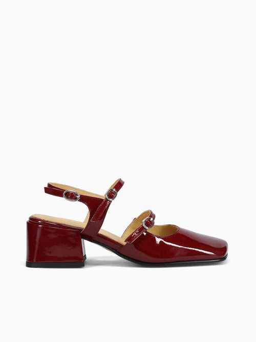 Withnee Burgundy Leather Wine / 36 / M