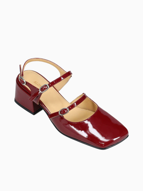 Withnee Burgundy Leather Wine / 36 / M